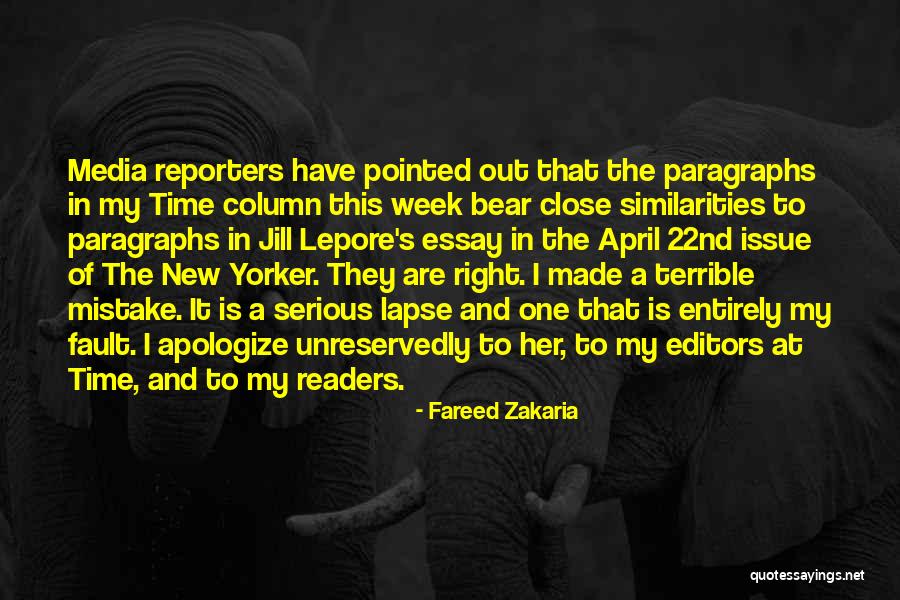 One Mistake And Quotes By Fareed Zakaria One Mistake And Quotes By Fareed Zakaria