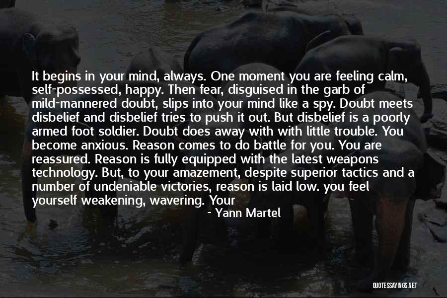 One Moment Your Happy Quotes By Yann Martel One Moment Your Happy Quotes By Yann Martel