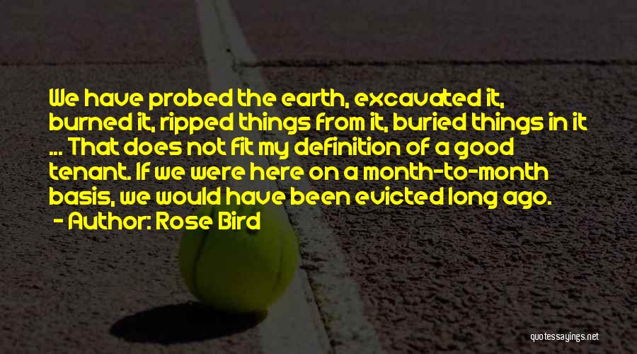 One Month Ago Quotes By Rose Bird