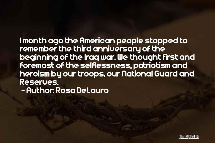 One Month Anniversary Quotes By Rosa DeLauro