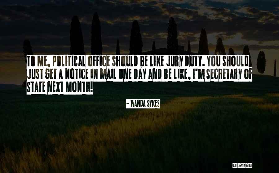 One Month Quotes By Wanda Sykes One Month Quotes By Wanda Sykes