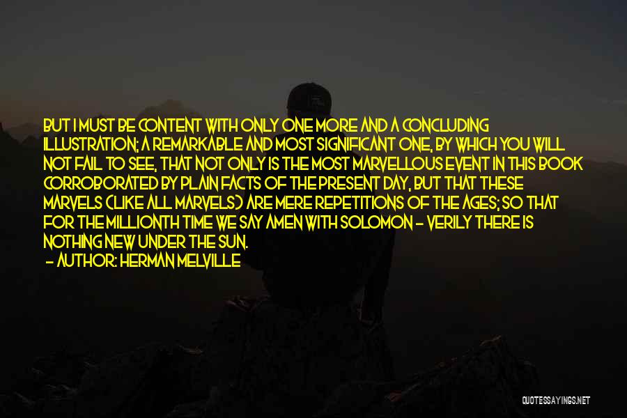 One More Day Book Quotes By Herman Melville