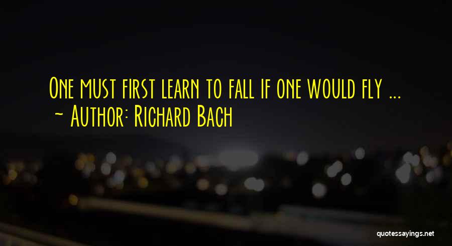 One Must Fall Quotes By Richard Bach