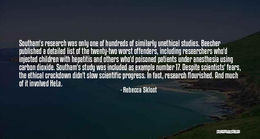 One Number Quotes By Rebecca Skloot One Number Quotes By Rebecca Skloot