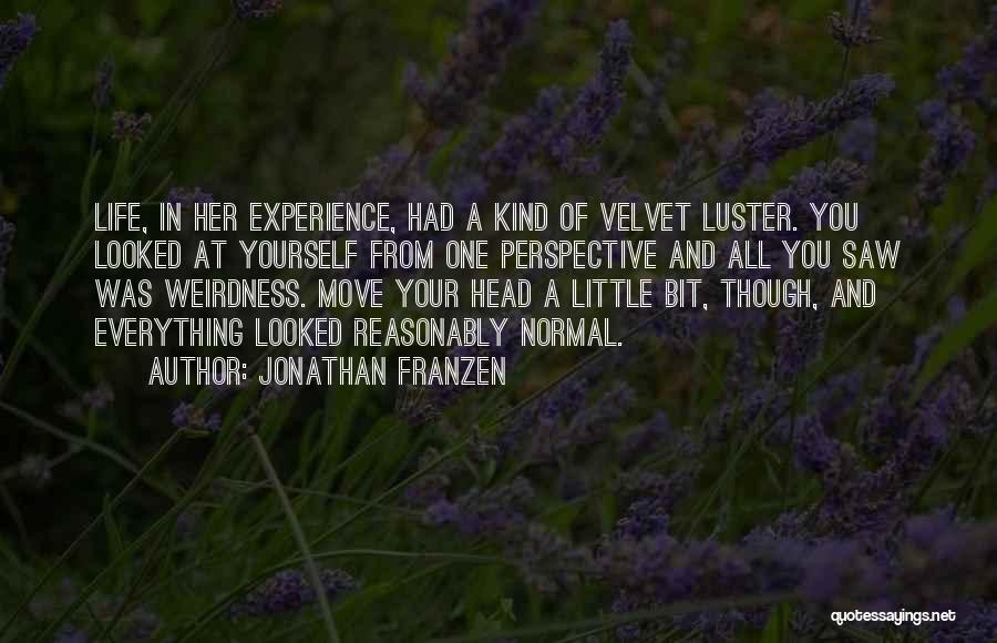 One Of A Kind Experience Quotes By Jonathan Franzen