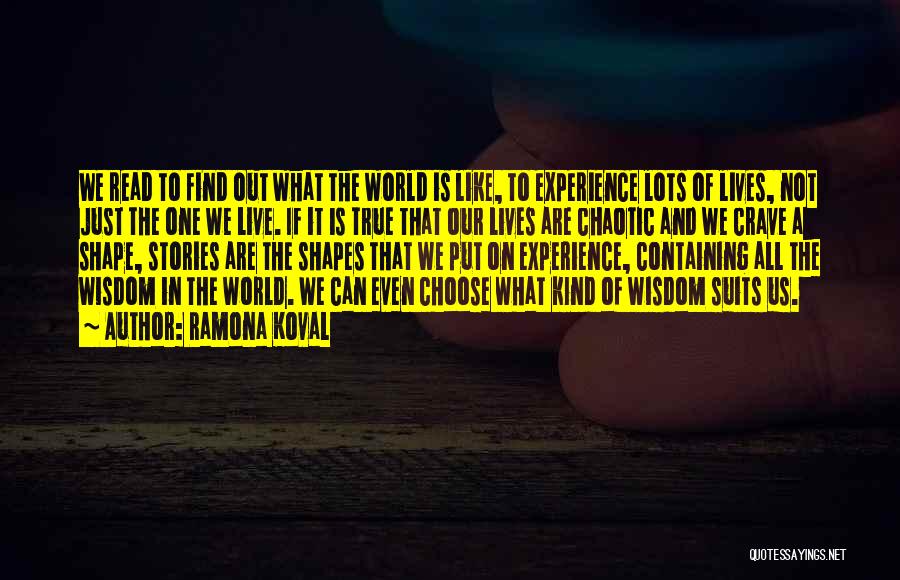 One Of A Kind Experience Quotes By Ramona Koval