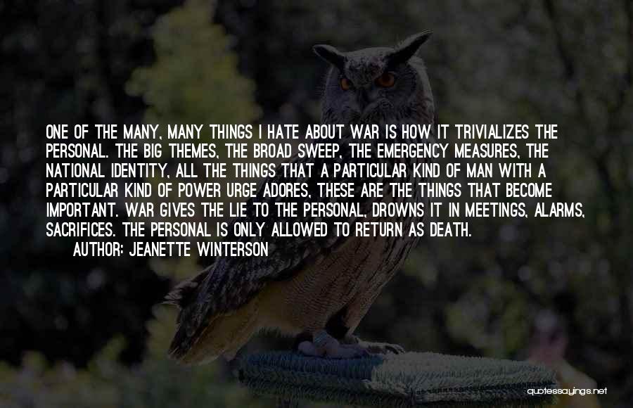 One Of A Kind Man Quotes By Jeanette Winterson