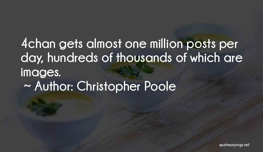 One Of Million Quotes By Christopher Poole