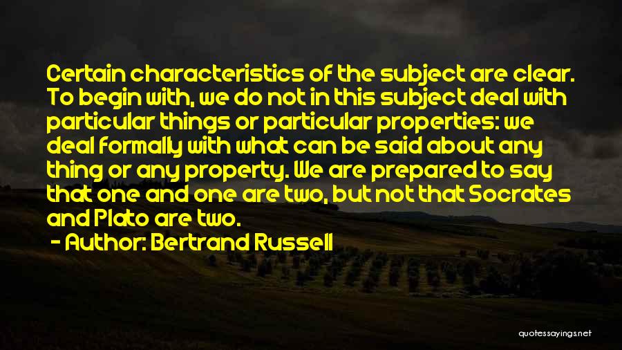 One Of Plato's Quotes By Bertrand Russell