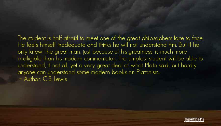 One Of Plato's Quotes By C.S. Lewis