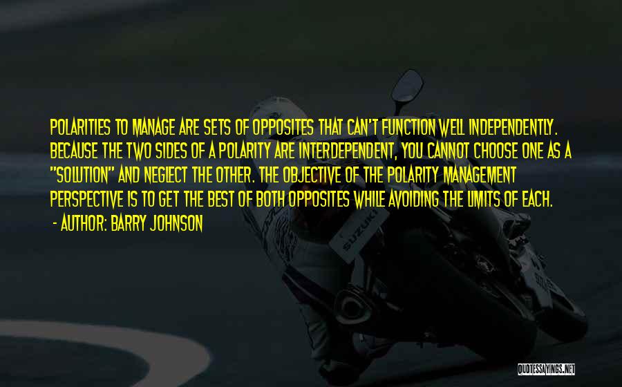 One Of The Best Quotes By Barry Johnson