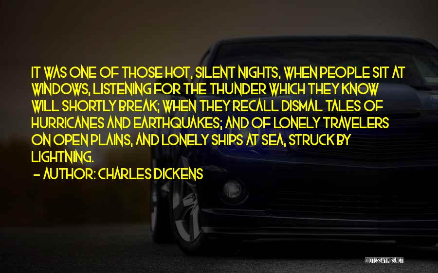 One Of Those Lonely Nights Quotes By Charles Dickens