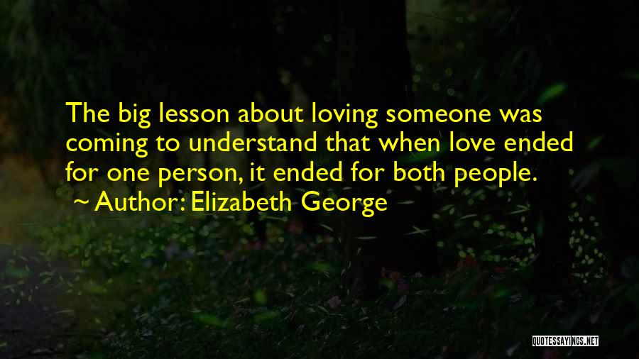 One Person Loving More Than The Other Quotes By Elizabeth George