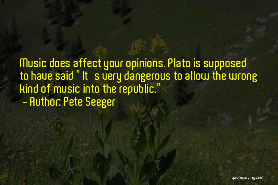 One Republic Music Quotes By Pete Seeger