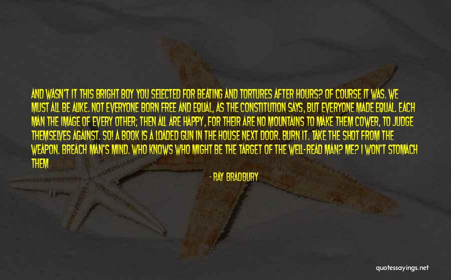 One Shot Book Quotes By Ray Bradbury