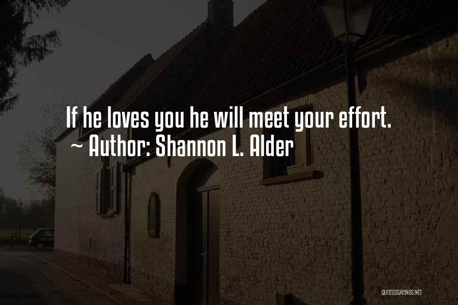 One Sided Love Quotes By Shannon L. Alder