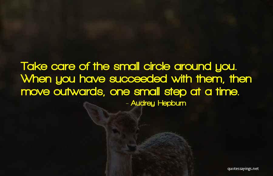 One Small Step Quotes By Audrey Hepburn One Small Step Quotes By Audrey Hepburn