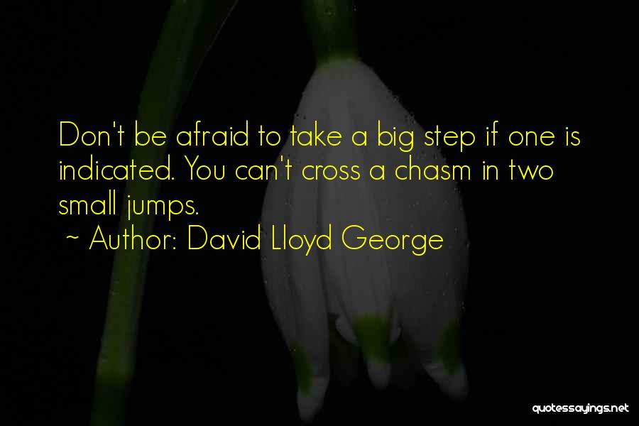 One Small Step Quotes By David Lloyd George