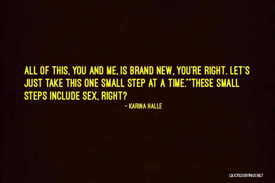 One Small Step Quotes By Karina Halle