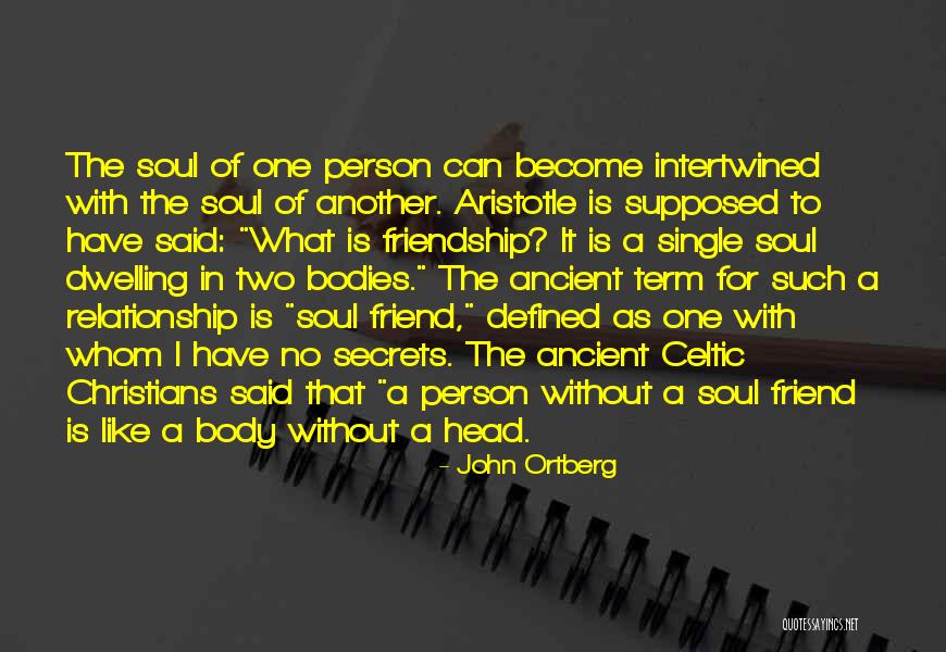 One Soul Two Bodies Quotes By John Ortberg