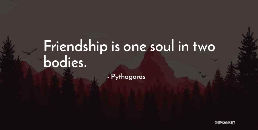 One Soul Two Bodies Quotes By Pythagoras