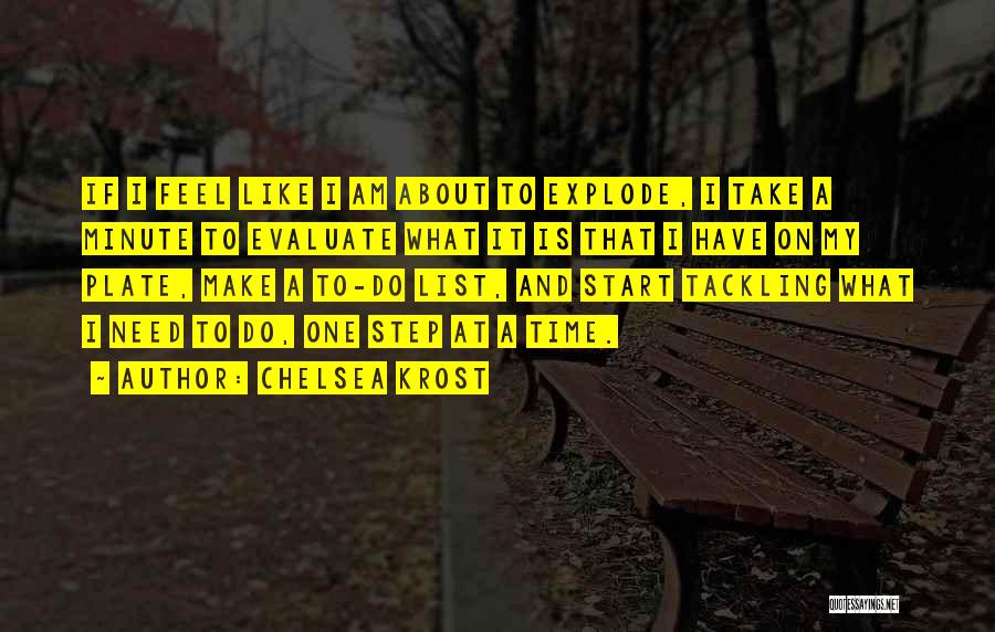 One Step At Time Quotes By Chelsea Krost