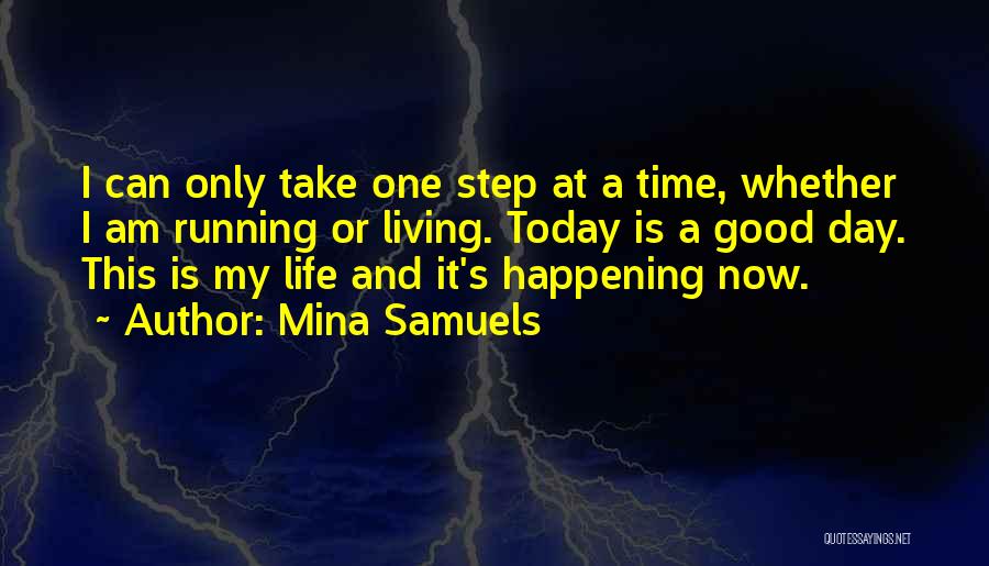 One Step At Time Quotes By Mina Samuels