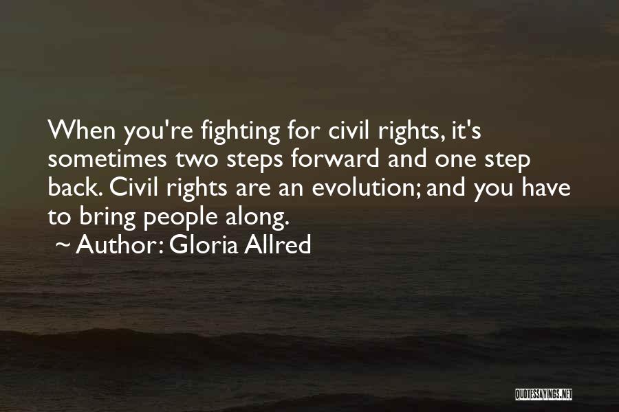 One Step Forward Two Steps Back Quotes By Gloria Allred