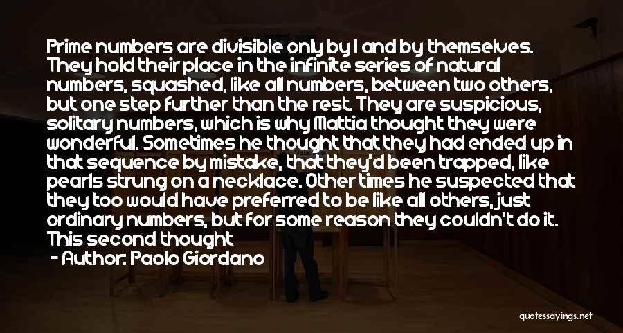 One Step Further Quotes By Paolo Giordano