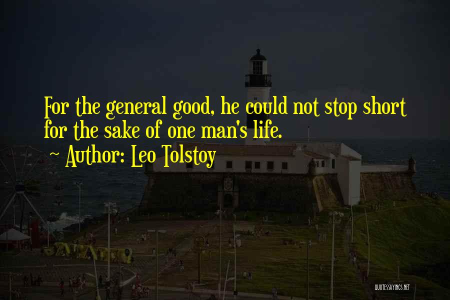 One Stop Quotes By Leo Tolstoy