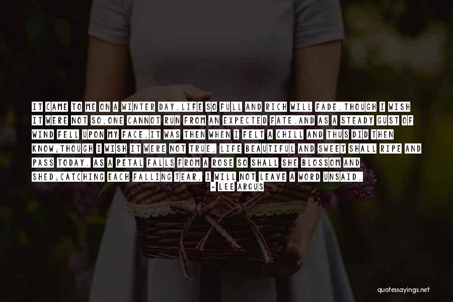 One Sweet Day Quotes By Lee Argus One Sweet Day Quotes By Lee Argus