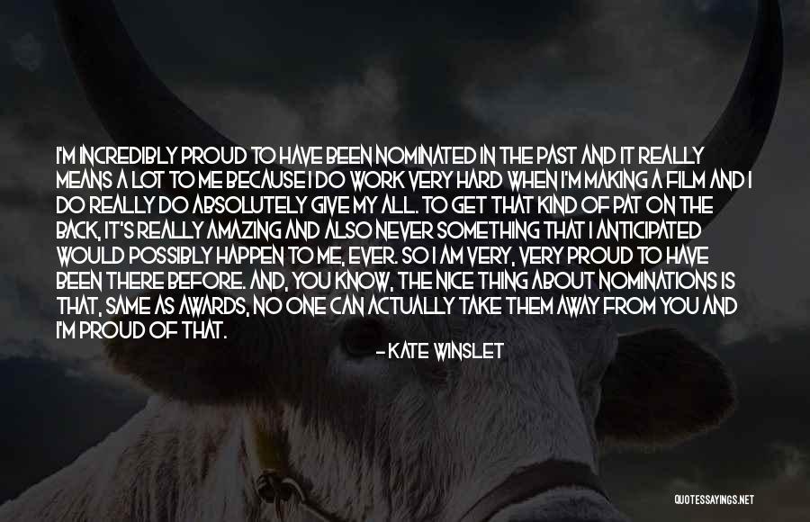 One Thing Can Take You Back Quotes By Kate Winslet One Thing Can Take You Back Quotes By Kate Winslet