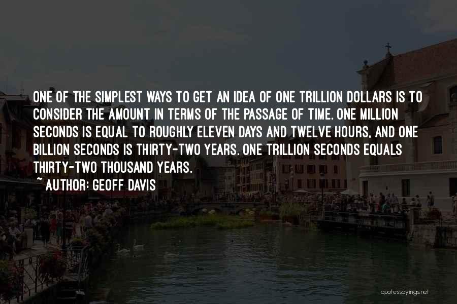 One Thousand Dollars Quotes By Geoff Davis