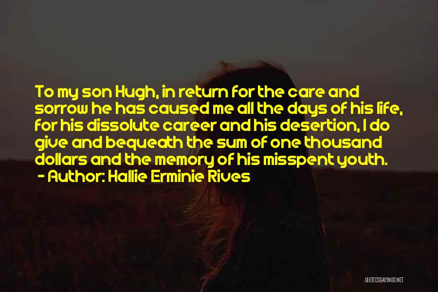 One Thousand Dollars Quotes By Hallie Erminie Rives