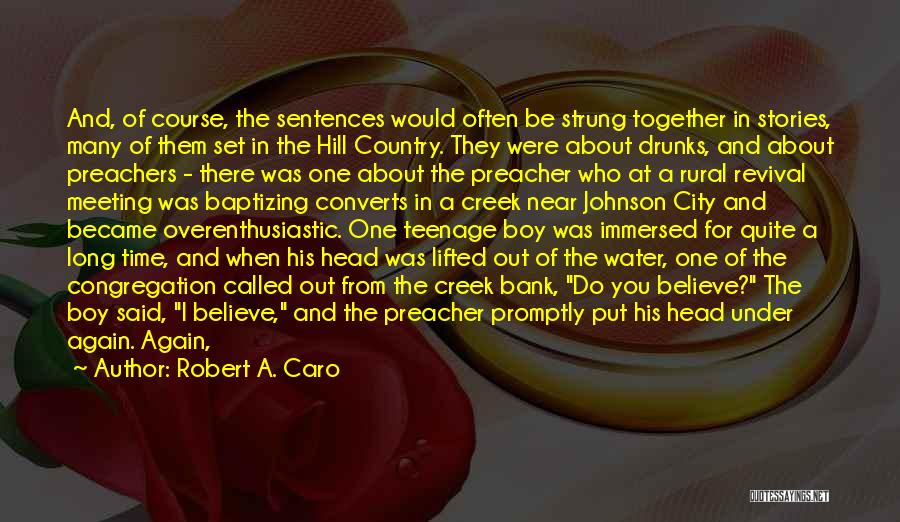 One Time Meeting Quotes By Robert A. Caro