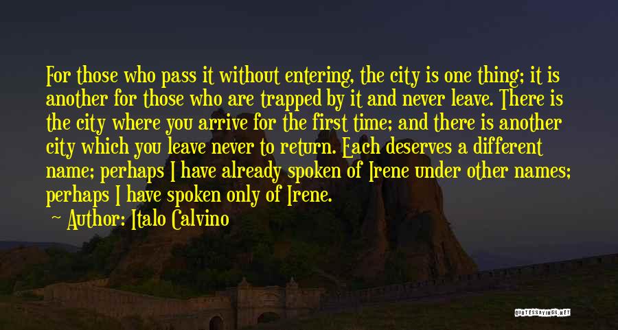 One Time Thing Quotes By Italo Calvino