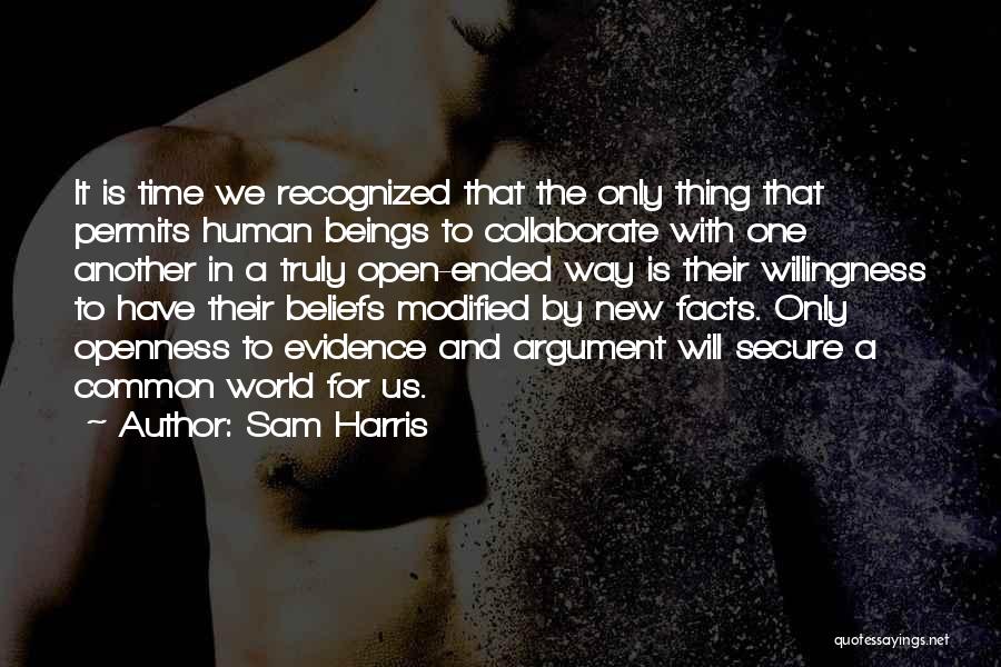 One Time Thing Quotes By Sam Harris