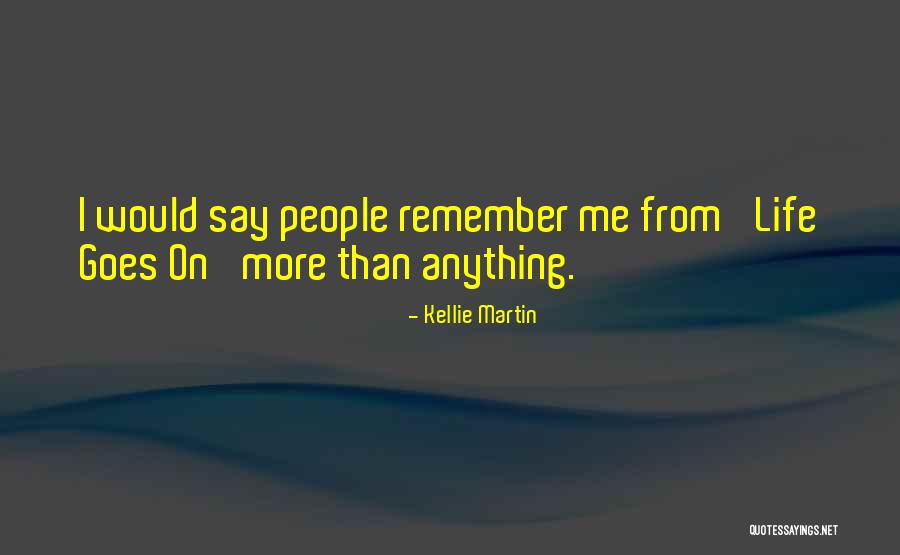 One Upmanship In Relationships Quotes By Kellie Martin