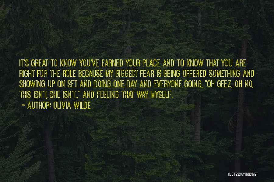 One Way Feelings Quotes By Olivia Wilde