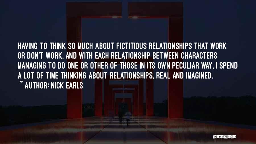 One Way Relationships Quotes By Nick Earls