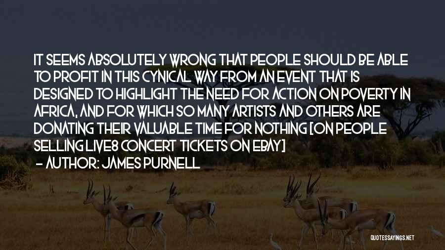 One Way Tickets Quotes By James Purnell