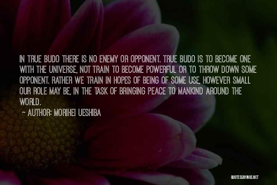 One With The Universe Quotes By Morihei Ueshiba