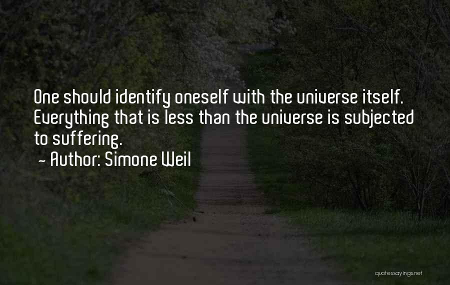 One With The Universe Quotes By Simone Weil