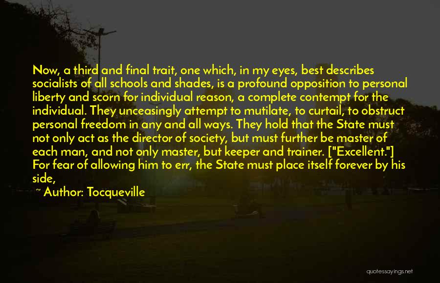 One Word Best Quotes By Tocqueville