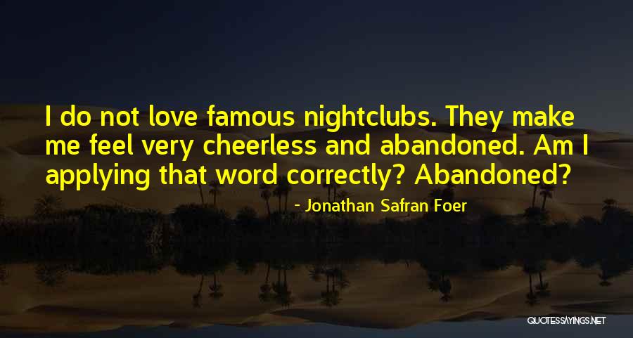 One Word Famous Quotes By Jonathan Safran Foer