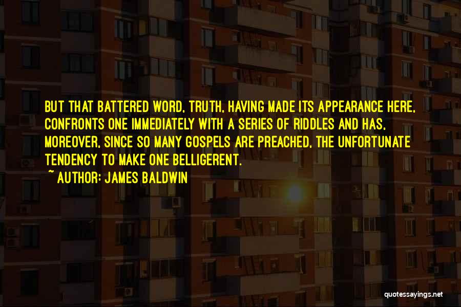 One Word Quotes By James Baldwin