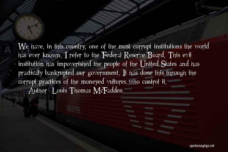 One World Government Quotes By Louis Thomas McFadden