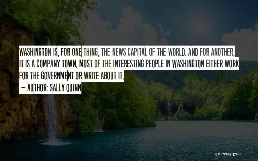 One World Government Quotes By Sally Quinn