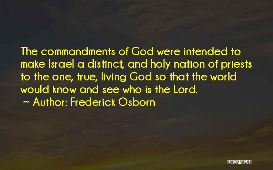 One World One Nation Quotes By Frederick Osborn