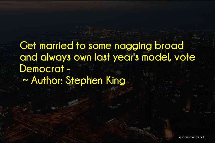 One Year Married Quotes By Stephen King